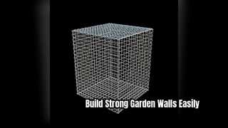 Welded Gabion Basket for Garden Retaining Wall & Landscape