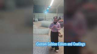Customize various types of gabion coatings and colors