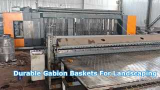 2 X 1 X 1 m Hexagonal 8 X 10 cm Galvanized Gabion Wire Mesh Basket